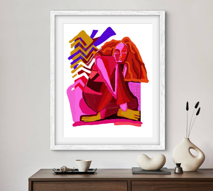 "LA PENSADORA" FINE ART PRINT