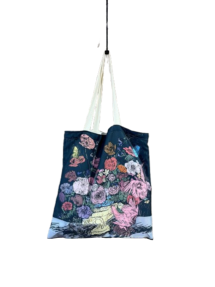 " FLORES Y CODORNICES" TOTE BAG