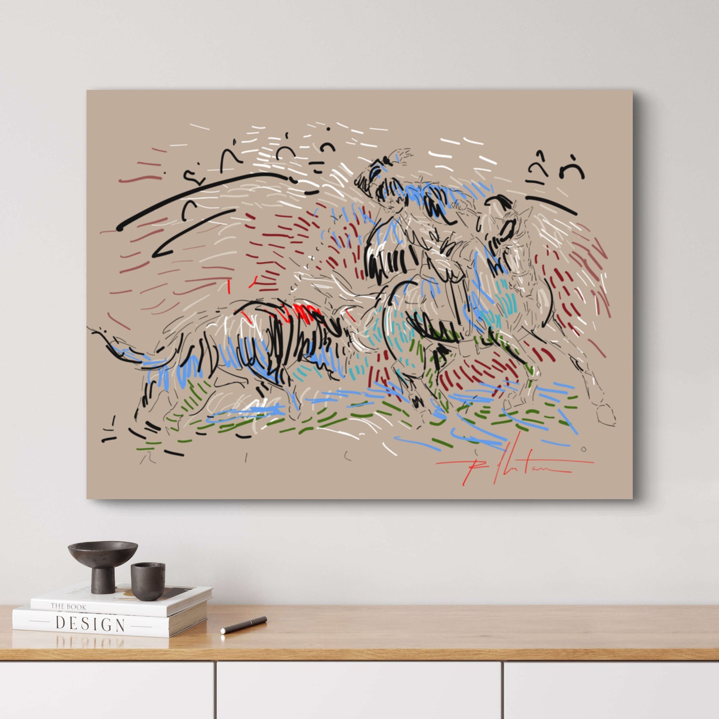 "EL ARTE DE TOREAR A CABALLO" FINE ART PRINT