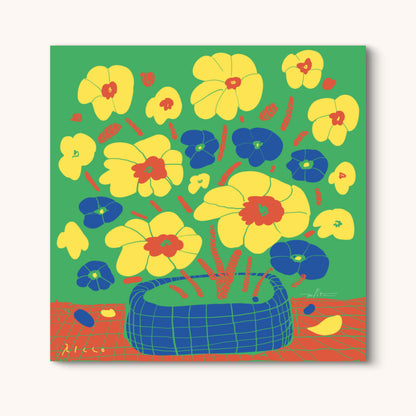 "FLORES DE MI JARDIN"  FINE ART PRINT